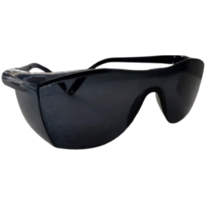 Safety Black Dark Goggles for Eye Protection – Cataract UV,Scratch Resistant,Laser Surgery, Lab, Construction, Welding, Driving, Dust-Proof, Wind-Proof – Includes Pouch and Cleaning Cloth(pack of 1)