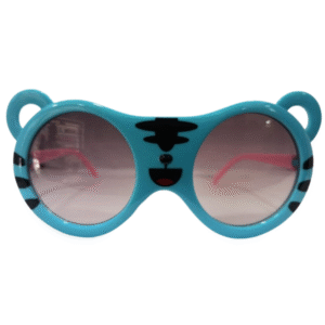 Stylish UV Protection Sunglasses for Kids: Kitty Cat Ear Cat Eye & SKY BLUE colour Tiger Design(AGE 3 TO 14YEARS)